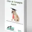 Document de cours Chien de Compagnie Avancé – couverture 3D avec un bulldog portant une casquette de graduation et une cravate rouge.