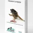 Document de cours Devenir le Maître – couverture 3D avec un berger allemand attentif, près d’un morceau de viande crue, sur fond blanc.